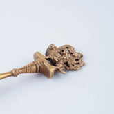 Handcrafted Brass Hawan Spoon - Durga